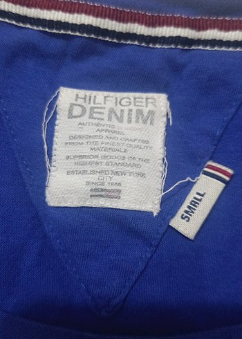 Tommy Hilfiger Mavi Kısa Kollu Tişört