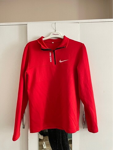 kirmizi fermuarli sweat