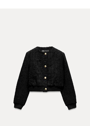 Zara siyah bomber ceket