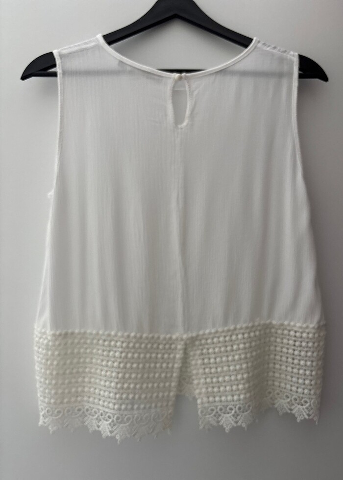 ekru bluz crep - Görsel 2