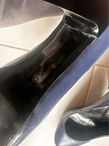 Lacivert Topuklu Ayakkabı - Görsel 5
