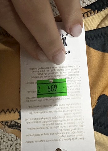 ETİKETLİ ÜRÜN KORUMA BANTLI BİKİNİ - Görsel 9