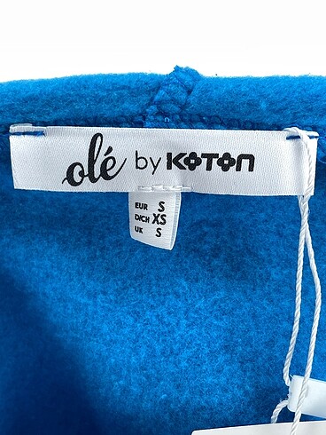 s Beden mavi Renk Koton Sweatshirt %70 İndirimli.