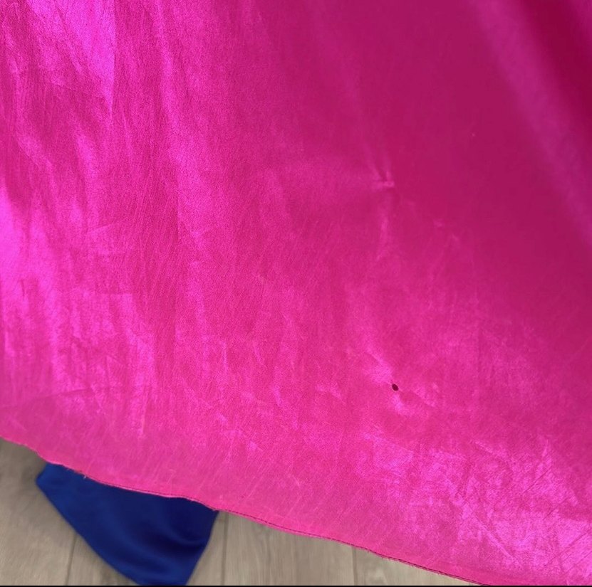 Ömür Özer Marka Pembe Uzun Straplez Drapeli Abiye Elbise - Görsel 3