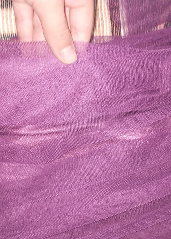 kız çocuk abiye 10 yaş elbise mor - Görsel 4