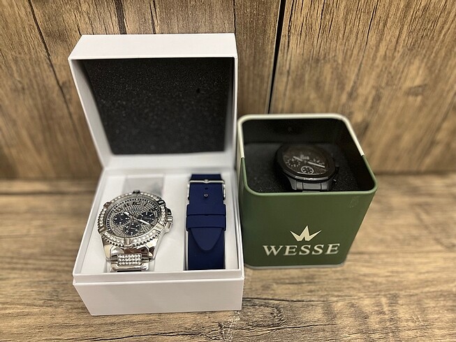 GUESS VE WESSE ERKEK KOL SAATİ