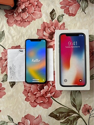 KUTULU FATURALI TR İPHONE X ACİL!