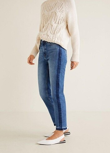 Mango slim fit düz paça jean