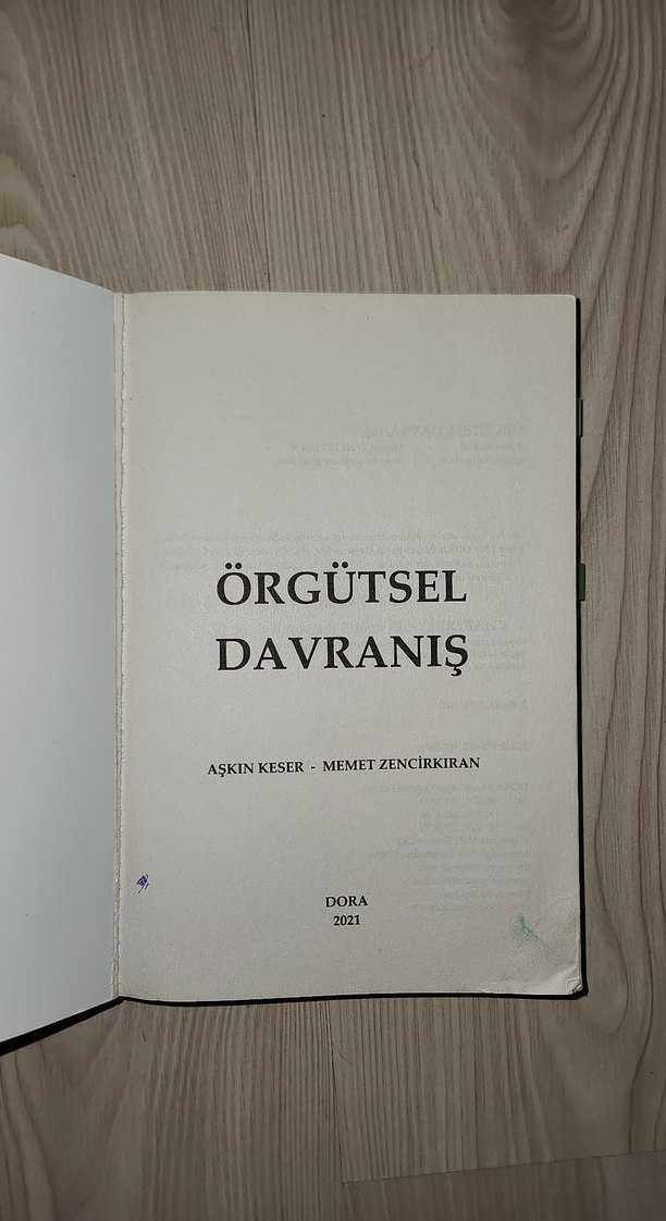 Örgütsel Davranış - Aşkın Keser & Memet Zencirkıran - Görsel 2