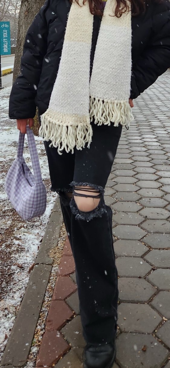 Wide Leg Kadın Kot Pantolon - Görsel 3