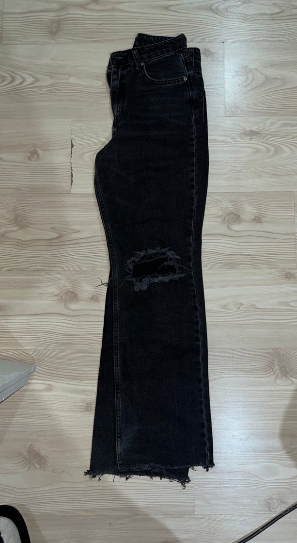 Wide Leg Kadın Kot Pantolon - Görsel 2