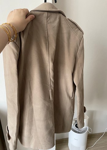 Bej erkek Trençkot - Görsel 2