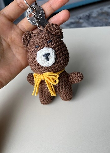 Amigurumi Ayıcıklı Anahtarlık 