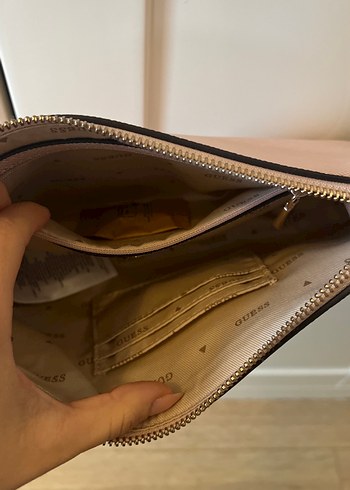 Guess Toz Pembe Çanta - Görsel 5