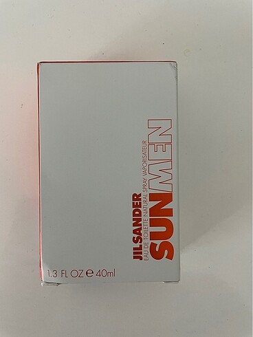 Jil sander sun men edt 40ml ithal pardüm