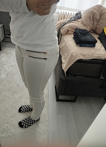 Twist Beyaz Pantalon