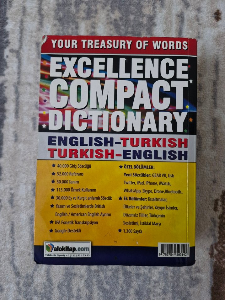 Excellence Compact İngilizce-Türkçe Sözlük - Görsel 2