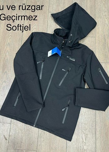 Yeşil Softjel Su ve Rüzgar Geçirmez Erkek Mont - Görsel 3