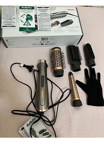 Babyliss Hava Üflemeli Saç Şekillendirici Seti ( Gri )