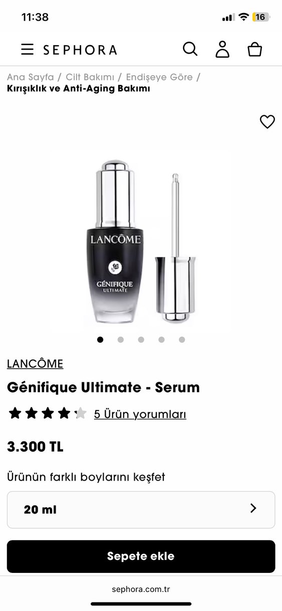 Lancôme Genifique Ultimate Yoğun Bakım Serumu - Görsel 3