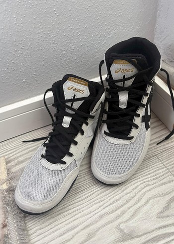 Asics Beyaz Gri Erkek Spor Ayakkabı - Görsel 2