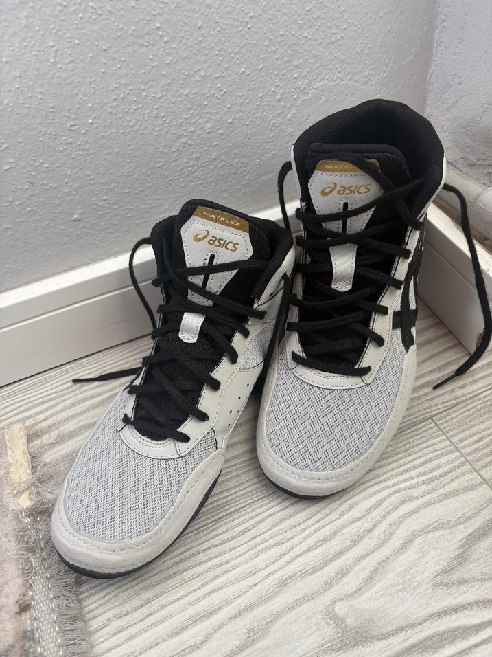 Asics Beyaz Gri Erkek Spor Ayakkabı - Görsel 2