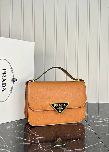 Prada Kahverengi Deri Kadın Çanta