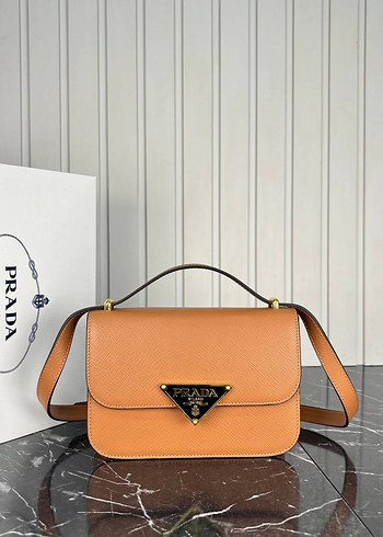 Prada Prada Kahverengi Deri Kadın Çanta