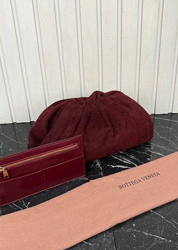Bordo Süet Kadın Çanta - Bottega Veneta
