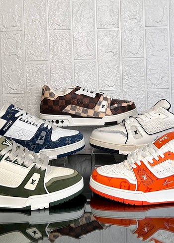 Louis Vuitton Monogramli Renkli Sneakerlar