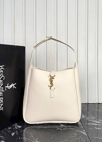 Saint Laurent Bej Deri Kadın Omuz Çantası - Yves Saint Laurent