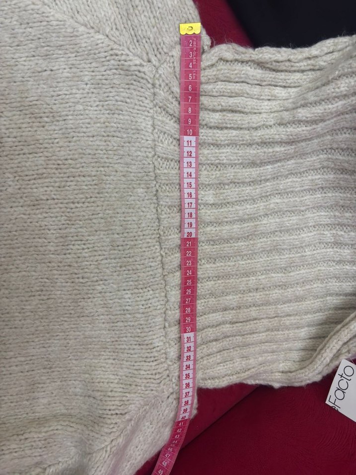 Madonna yaka Örgü Kadın Kazak defacto - Görsel 5