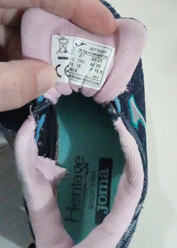 Kız Çocuk Mavi Joma Spor Ayakkabı - Görsel 3