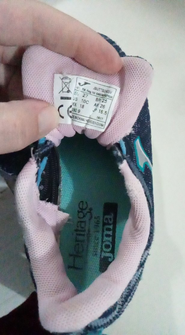 Kız Çocuk Mavi Joma Spor Ayakkabı - Görsel 3