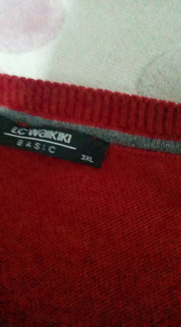 Kırmızı Erkek Polar Sweatshirt - Görsel 2