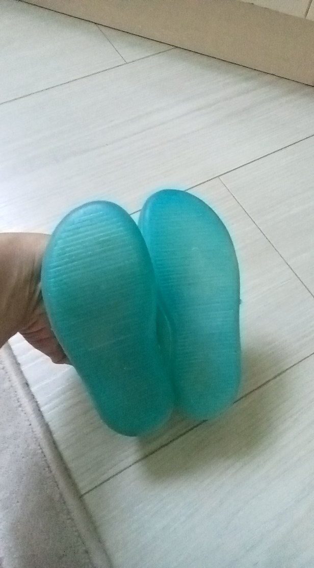 Erkek Çocuk Şeffaf Mavi Terlik - Görsel 2