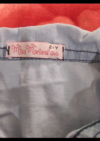 Diğer Mavi Denim Kız Çocuk Uzun Kollu Elbise