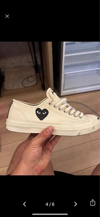 41 Beden ten rengi Renk converse x comme des garcons