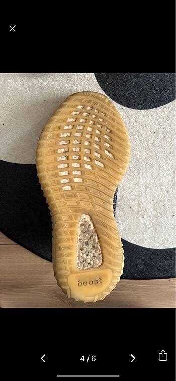 42 Beden siyah Renk yeezy 350 carbon