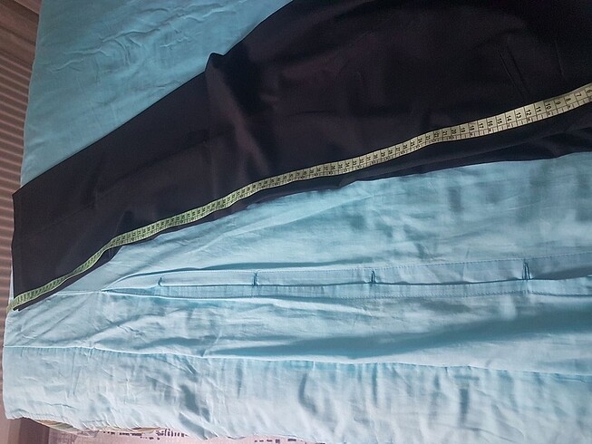 42 Beden siyah Renk Siyah bol paça pantolon