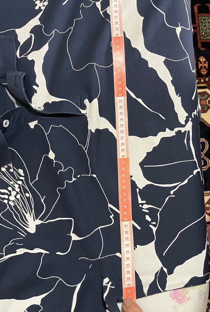 Lacivert Desenli Erkek Lufian Tişört - Görsel 5