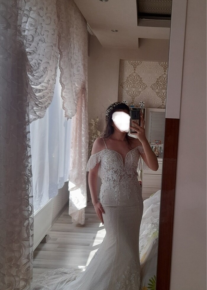 Balık model gelinlik - Görsel 3