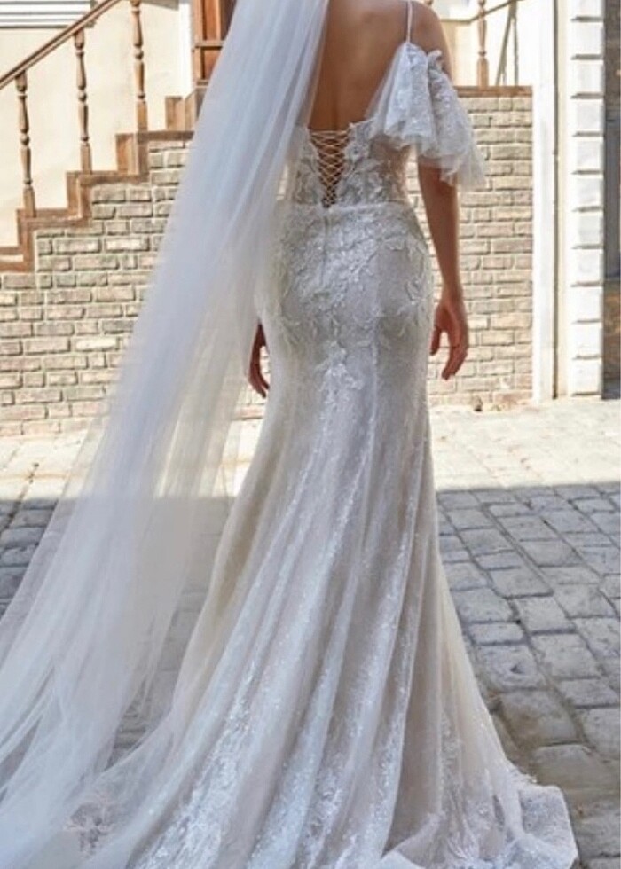 Balık model gelinlik - Görsel 2