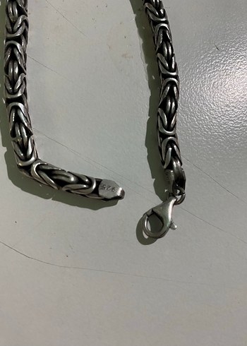 Kral kolyesi 925 ayar gümüş - Görsel 4