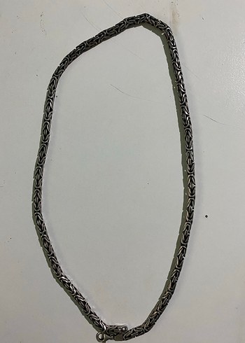 Kral kolyesi 925 ayar gümüş - Görsel 2