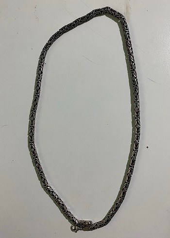 Kral kolyesi 925 ayar gümüş - Görsel 3