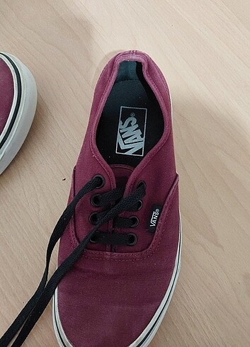 38 Beden bordo Renk Vans ayakkabı