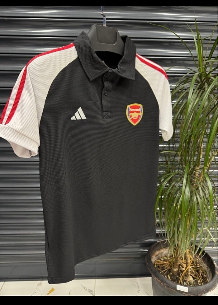 ARSENAL ÖZEL TASARIM POLO YAKA TİŞÖRT - Görsel 2