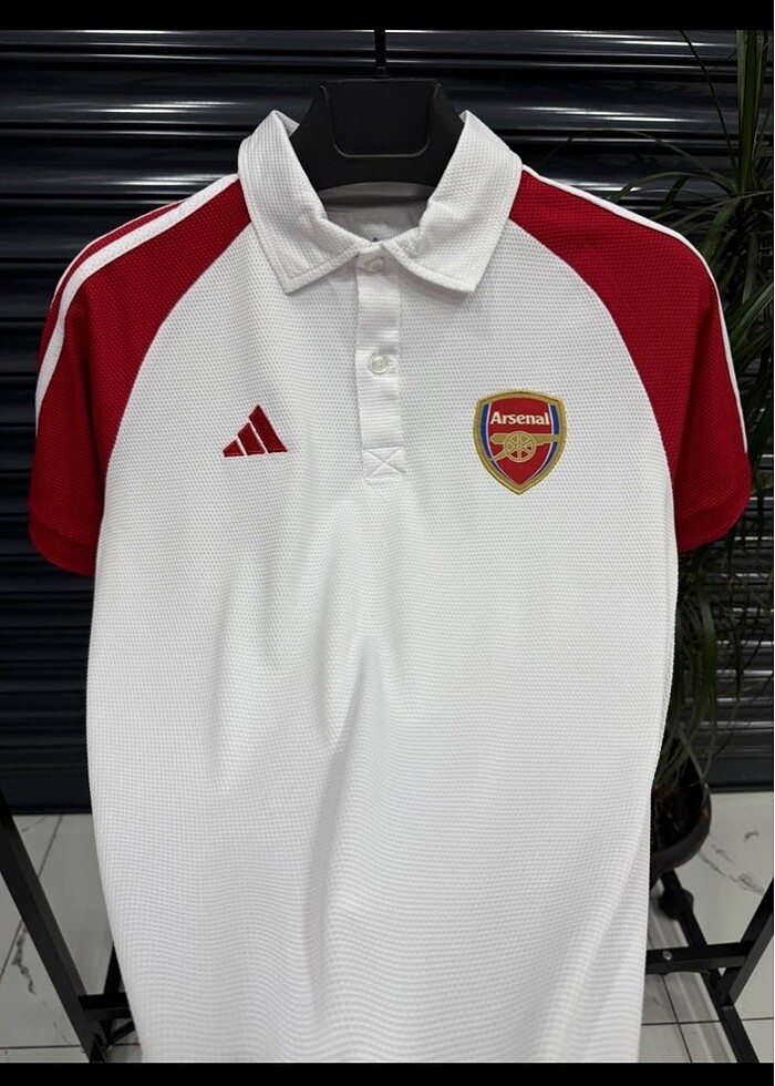 ARSENAL ÖZEL TASARIM POLO YAKA TARAFTAR TİŞÖRT - Görsel 3