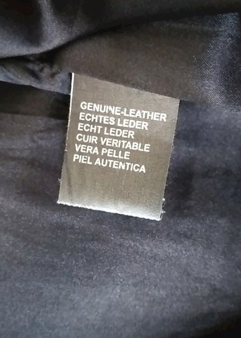 Erkek Siyah Deri Biker Yelek Fermuarlı - Görsel 6